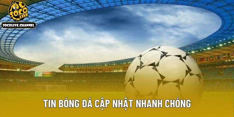 Tin bóng đá cập nhật nhanh chóng